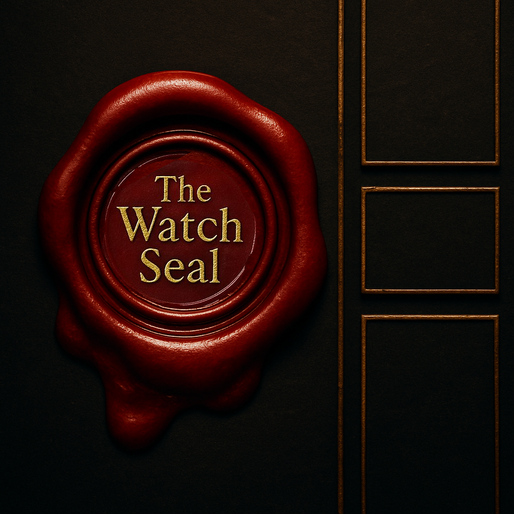 Wax seal representing The Watch Seal